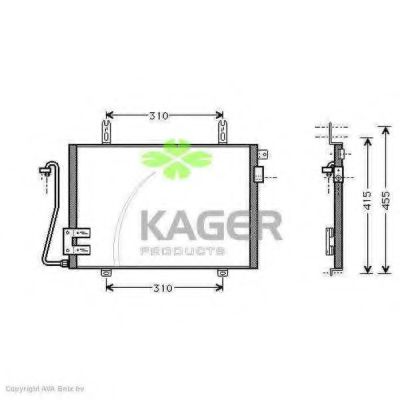 94-5315 KAGER Compressor, air conditioning