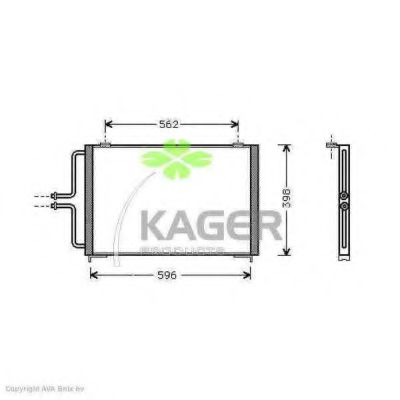 94-5319 KAGER Compressor, air conditioning