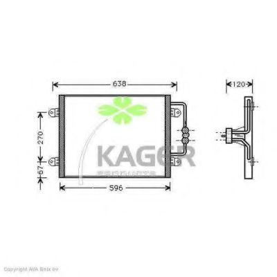 94-5321 KAGER Compressor, air conditioning