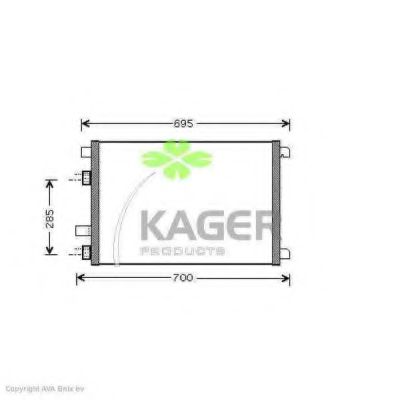 94-5327 KAGER Compressor, air conditioning