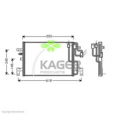 94-5339 KAGER Compressor, air conditioning