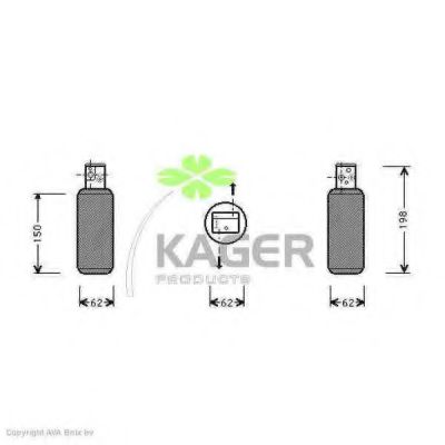 94-5341 KAGER Air Conditioning Compressor, air conditioning