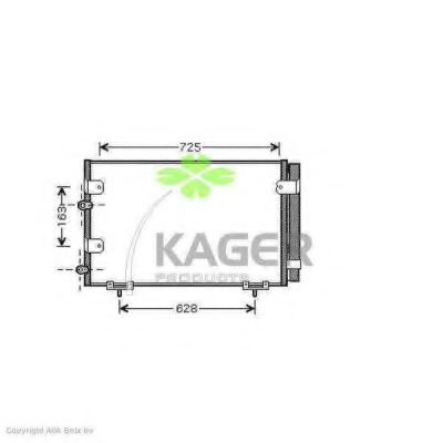 94-5356 KAGER Condenser, air conditioning