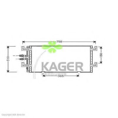 94-5394 KAGER Compressor, air conditioning