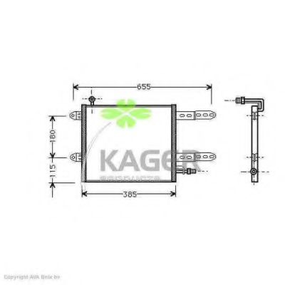 94-5395 KAGER Compressor, air conditioning