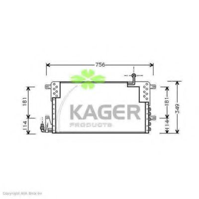 94-5397 KAGER Air Conditioning Compressor, air conditioning