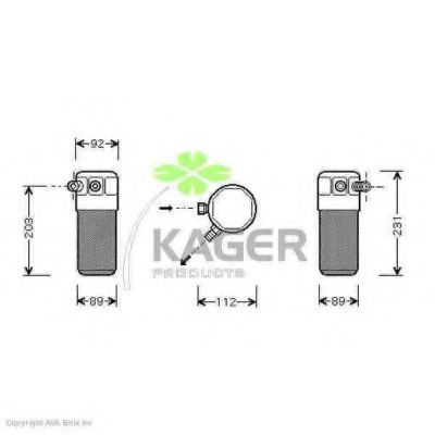 94-5431 KAGER Compressor, air conditioning