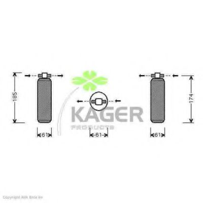 94-5444 KAGER Fuel filter