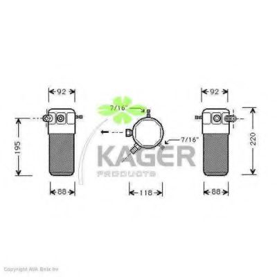 94-5467 KAGER Compressor, air conditioning