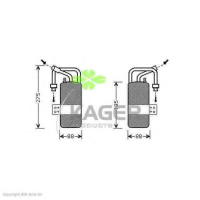 94-5492 KAGER Compressor, air conditioning