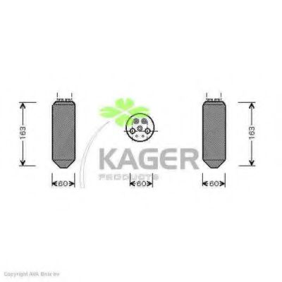 94-5528 KAGER Compressor, air conditioning