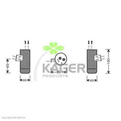 94-5532 KAGER Air Conditioning Compressor, air conditioning