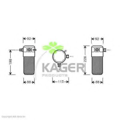 94-5559 KAGER Compressor, air conditioning