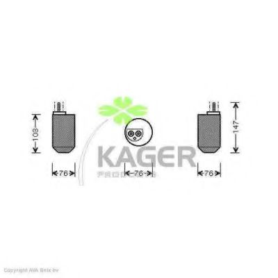 94-5577 KAGER Compressor, air conditioning