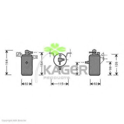 94-5617 KAGER Air Conditioning Compressor, air conditioning