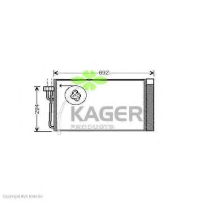 94-5799 KAGER Compressor, air conditioning
