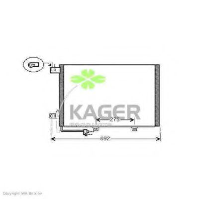 94-5817 KAGER Compressor, air conditioning