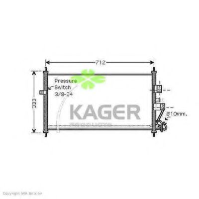 94-5838 KAGER Compressor, air conditioning
