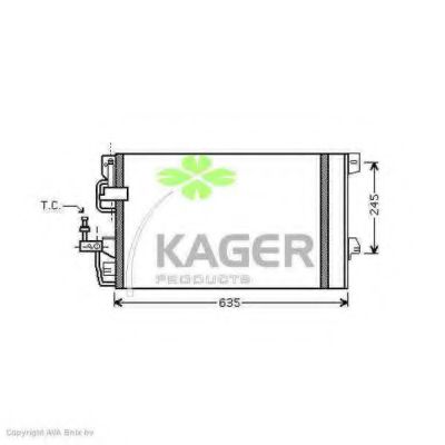 94-5842 KAGER Compressor, air conditioning