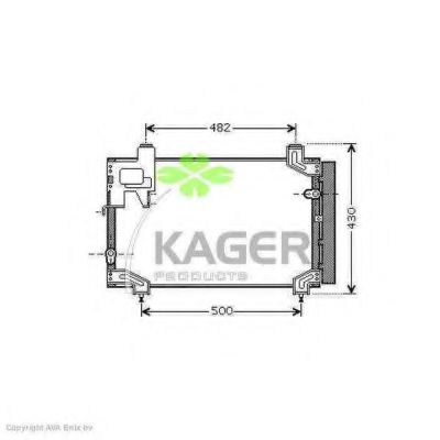94-5860 KAGER Compressor, air conditioning