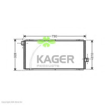 94-6024 KAGER Compressor, air conditioning