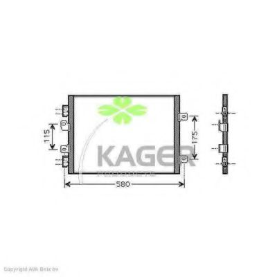 94-6053 KAGER Clutch Disc