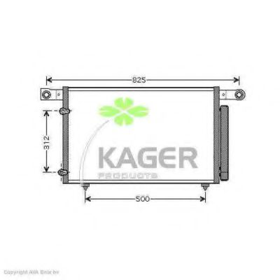 94-6088 KAGER Condenser, air conditioning