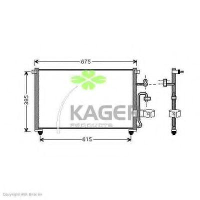 94-6092 KAGER Shaft Seal, differential