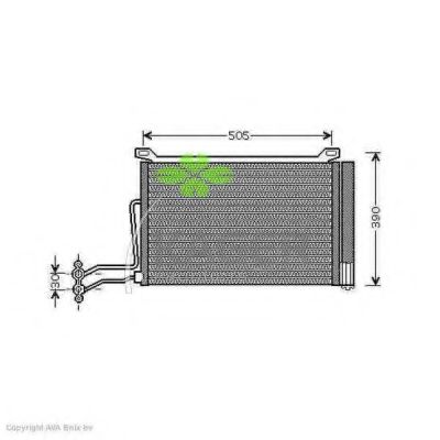 94-6129 KAGER Condenser, air conditioning