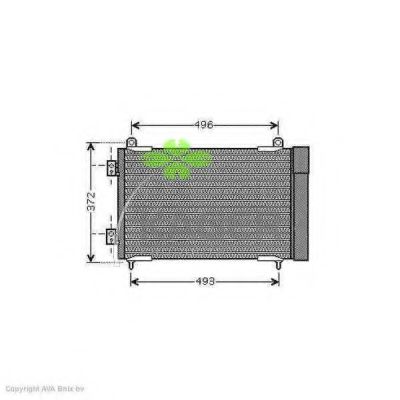 94-6174 KAGER Condenser, air conditioning
