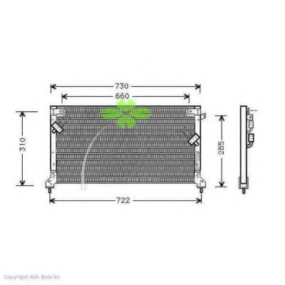 946302 KAGER Condenser, air conditioning