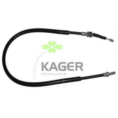 19-0581 KAGER Brake System Cable, parking brake