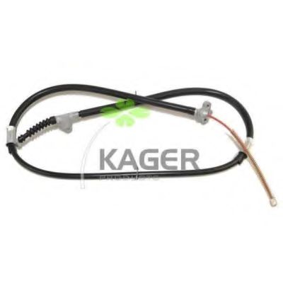 19-1078 KAGER Brake System Cable, parking brake
