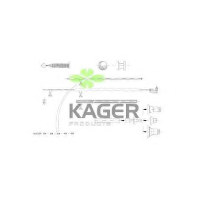 19-3682 KAGER Accelerator Cable