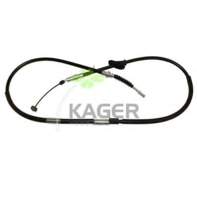 19-6110 KAGER Brake System Cable, parking brake