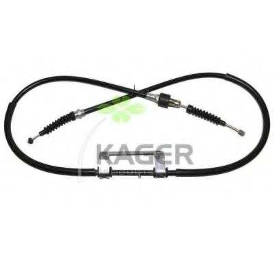 19-6166 KAGER Brake System Cable, parking brake
