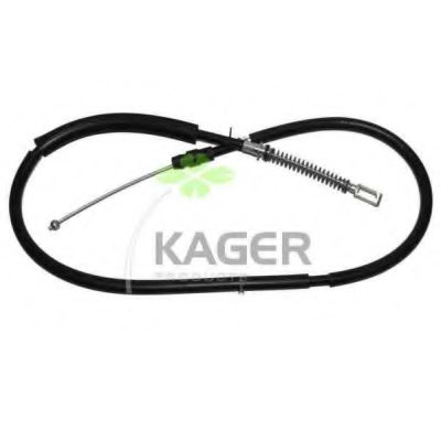 19-6280 KAGER Brake System Cable, parking brake