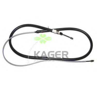 19-6395 KAGER Brake System Cable, parking brake
