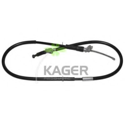 19-6498 KAGER Brake System Cable, parking brake