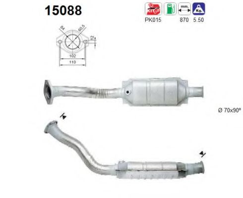 15088 AS Sensor, intake manifold pressure
