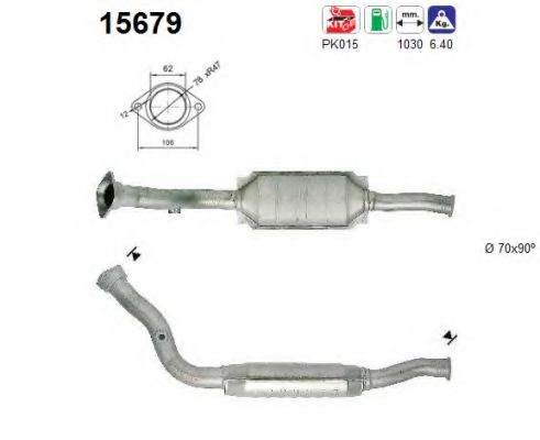 15679 AS Exhaust System Mounting Kit, exhaust system