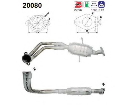 20080 AS Joint Kit, drive shaft
