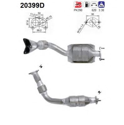 20399D AS Exhaust Pipe