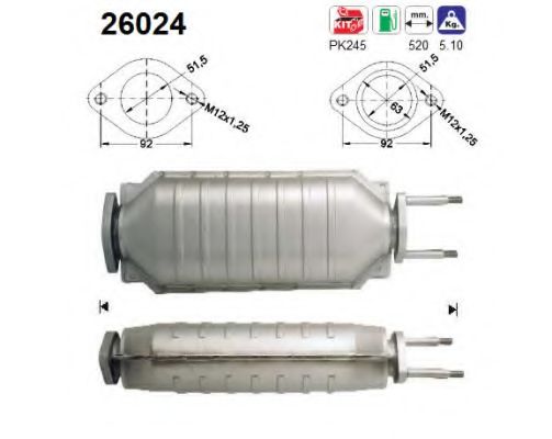 26024 AS Engine Timing Control Inlet Valve