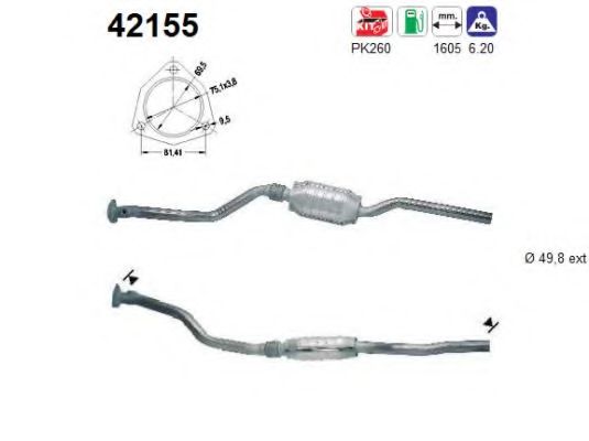42155 AS Clutch Cable
