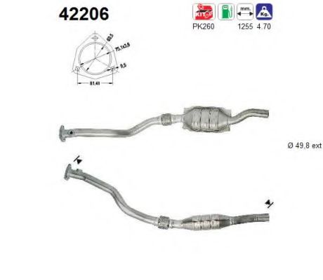 42206 AS Steering Tie Rod End