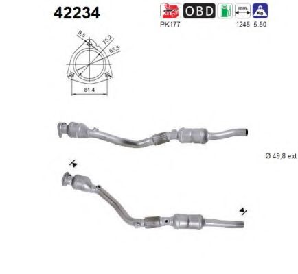 42234 AS Clutch Clutch Cable