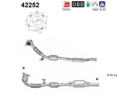 42252 AS Clutch Clutch Cable