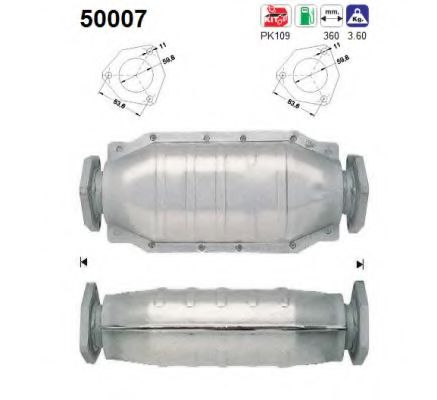 50007 AS Gasket, cylinder head