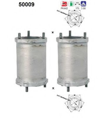 50009 AS Cylinder Head Gasket, cylinder head